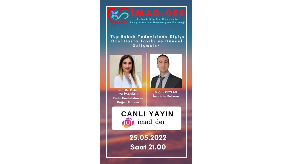 Instagram Live Broadcast with Prof. Dr. Özlem Evliyaoğlu